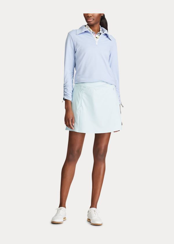 Ralph Lauren Quarter-Zip Golfové Pullover Blankyt | 9WCh6JBn