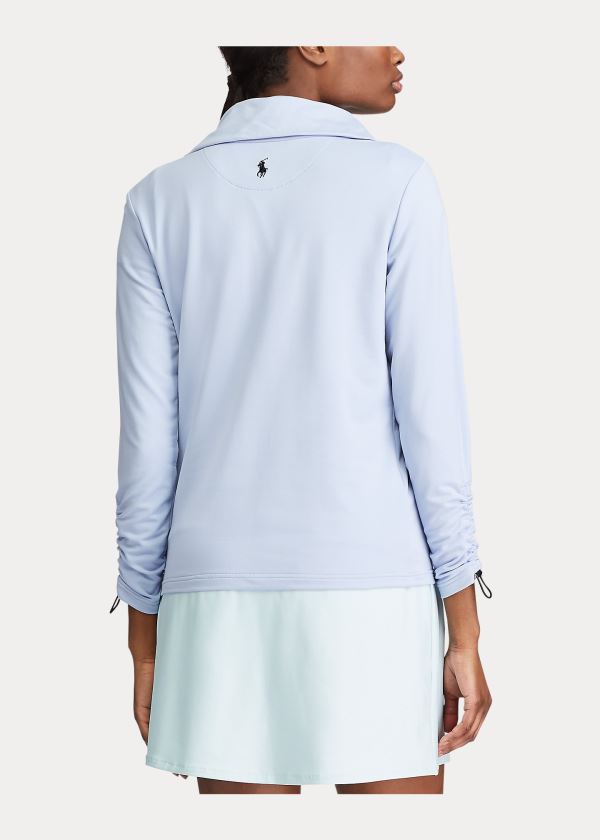 Ralph Lauren Quarter-Zip Golfové Pullover Blankyt | 9WCh6JBn