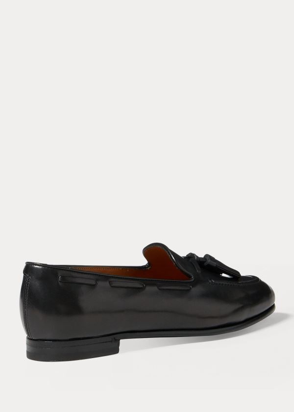 Ralph Lauren Quillis Calfskin Loafer Černé | 724eOzRG