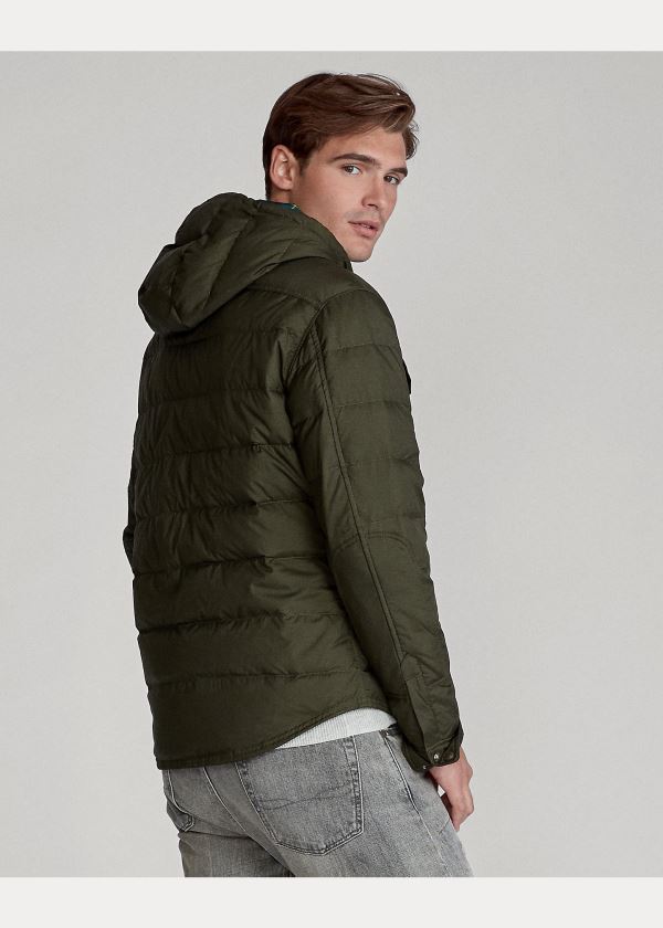 Ralph Lauren Quilted Down Jacket Olivy Zelené | 6HB1n5mN
