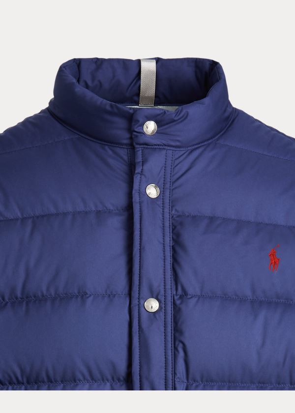 Ralph Lauren Quilted Down Jacket Tmavě Blankyt | KaeyjTT8