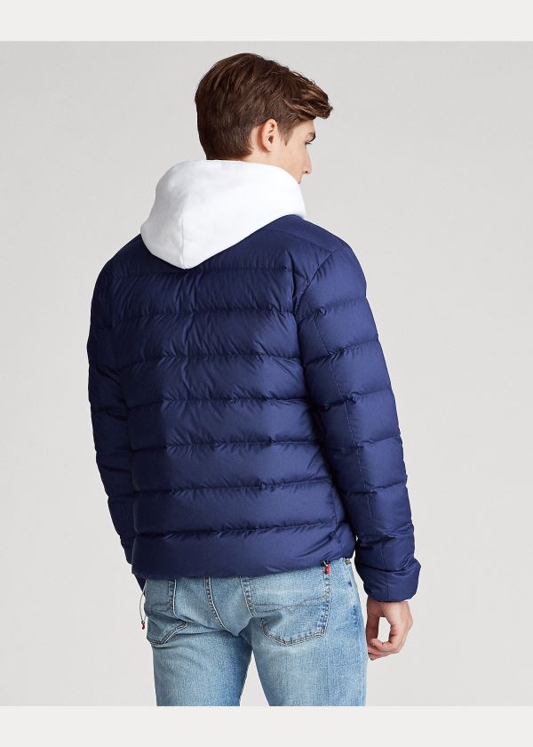 Ralph Lauren Quilted Down Jacket Tmavě Blankyt | O6fetggf