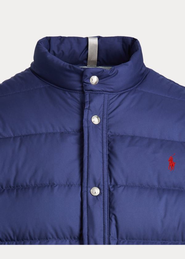 Ralph Lauren Quilted Down Jacket Tmavě Blankyt | O6fetggf