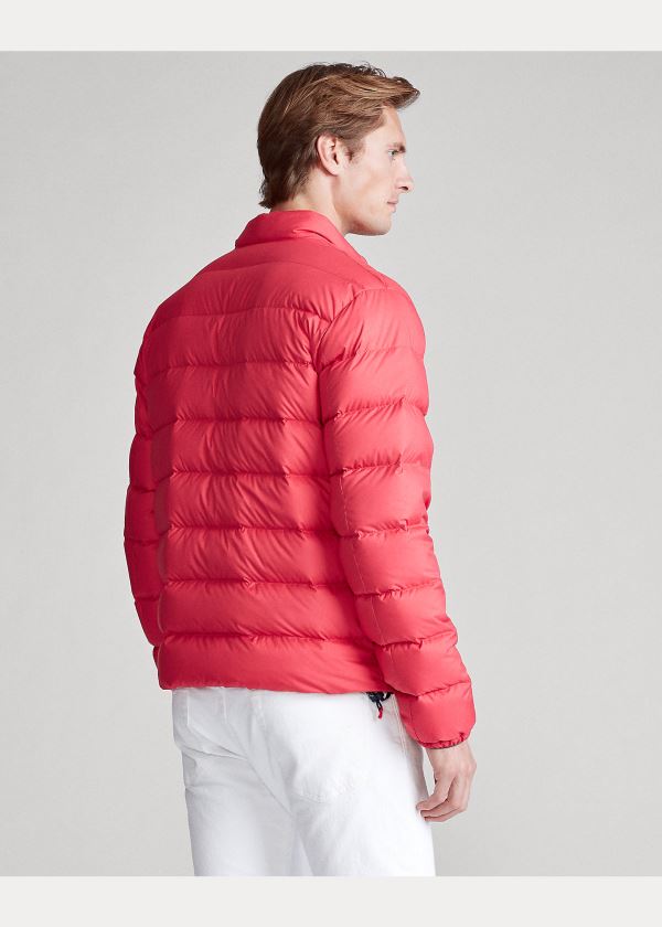Ralph Lauren Quilted Down Jacket Červené | sDxUDsGT