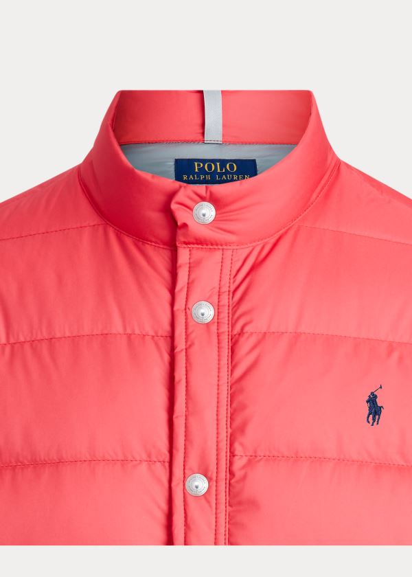 Ralph Lauren Quilted Down Jacket Červené | sDxUDsGT