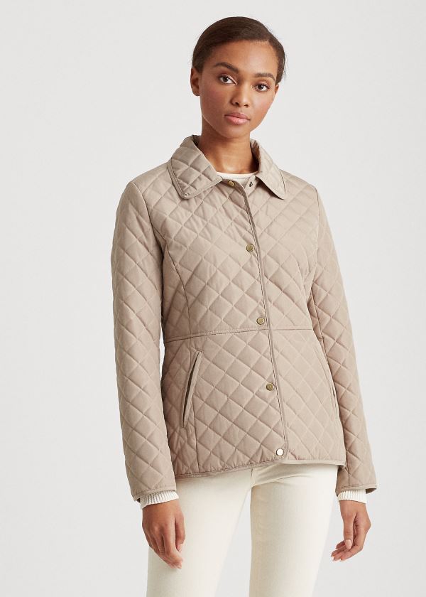 Ralph Lauren Quilted Jacket Hnědé | SOoOO4Ow