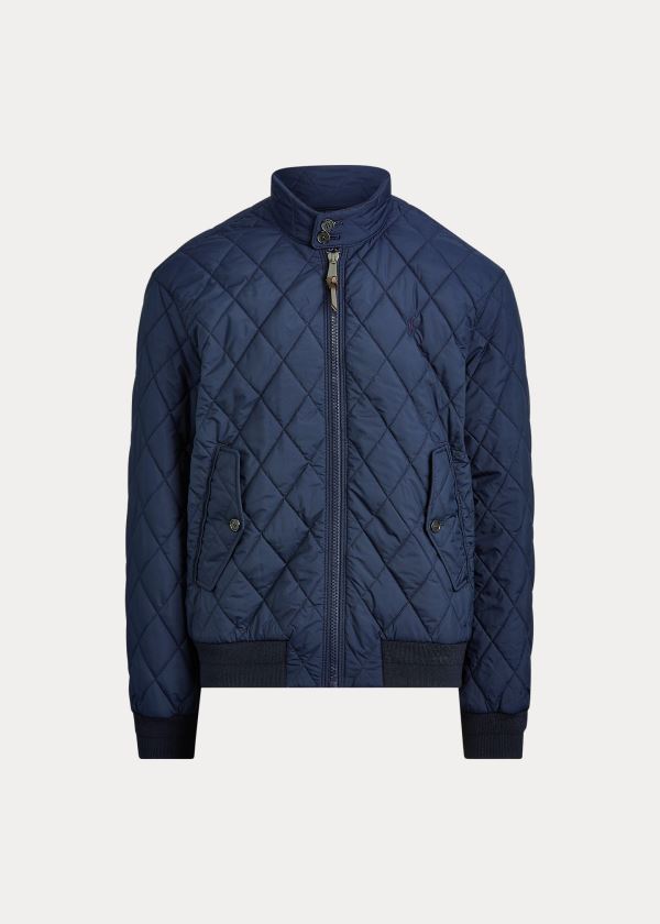 Ralph Lauren Quilted Jacket Tmavě Blankyt | 5MUJqbwj