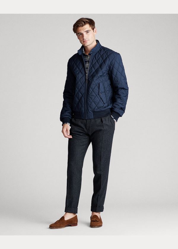 Ralph Lauren Quilted Jacket Tmavě Blankyt | 5MUJqbwj
