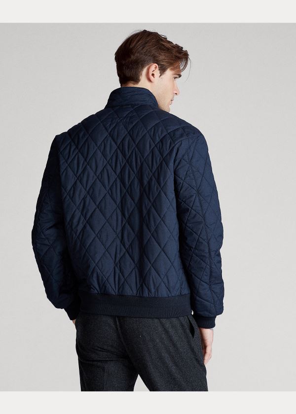 Ralph Lauren Quilted Jacket Tmavě Blankyt | 5MUJqbwj