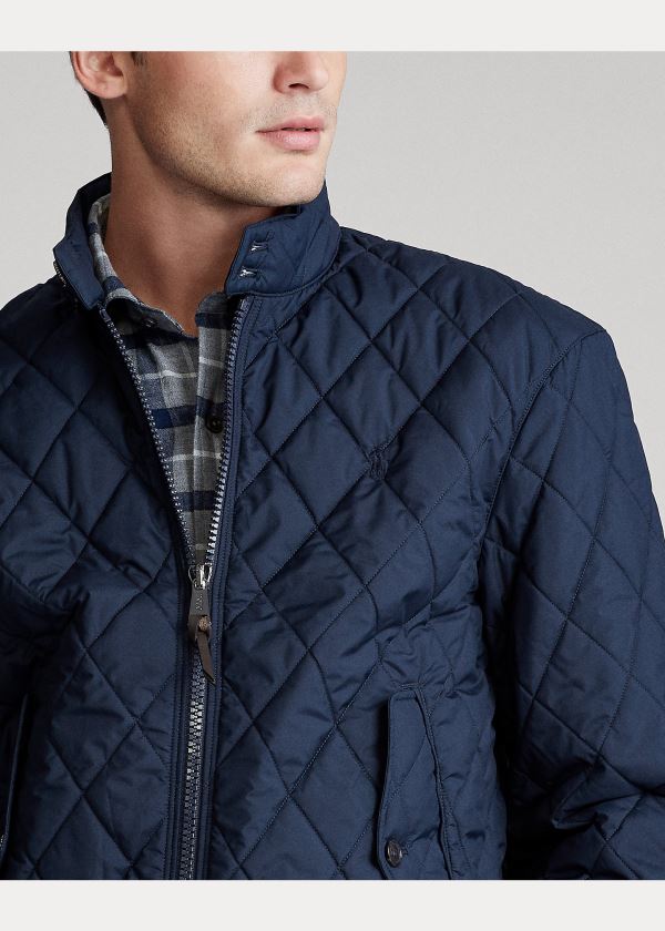 Ralph Lauren Quilted Jacket Tmavě Blankyt | 5MUJqbwj
