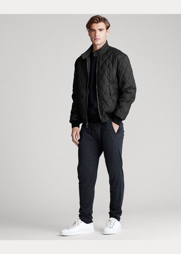 Ralph Lauren Quilted Jacket Černé | Cpp9JZgL