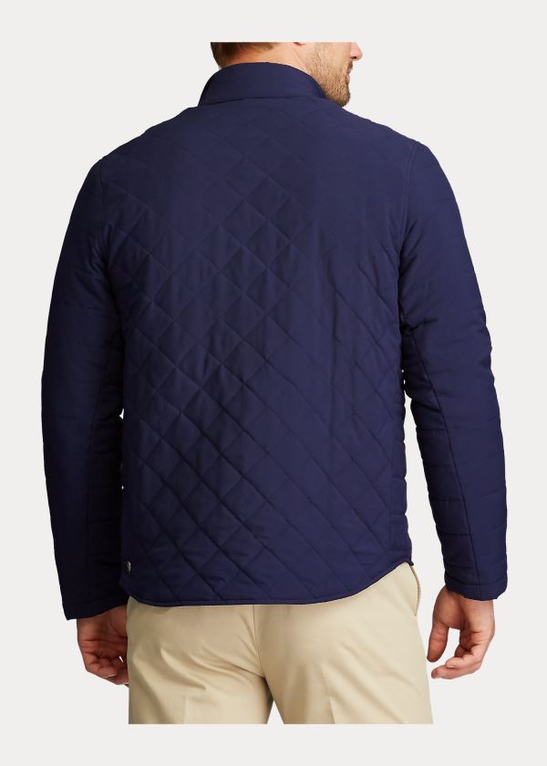 Ralph Lauren Quilted Stretch Pullover Tmavě Blankyt | fjtY0ibB
