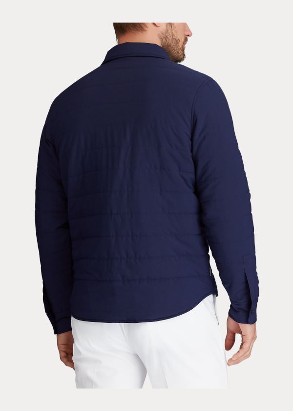 Ralph Lauren Quilted Stretch Pullover Tmavě Blankyt | rm4oZORs