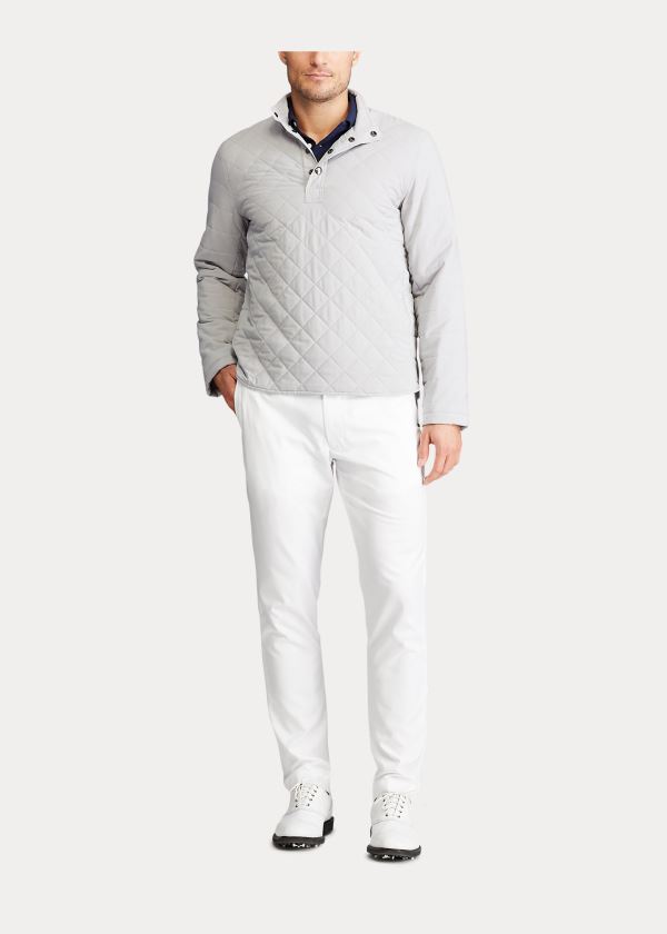 Ralph Lauren Quilted Stretch Pullover Šedé | XjJ8KG75
