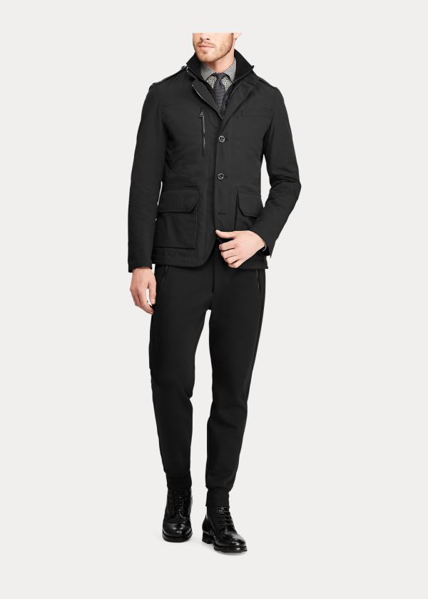 Ralph Lauren RLX Down-Panel Jacket Černé | r61nScsS