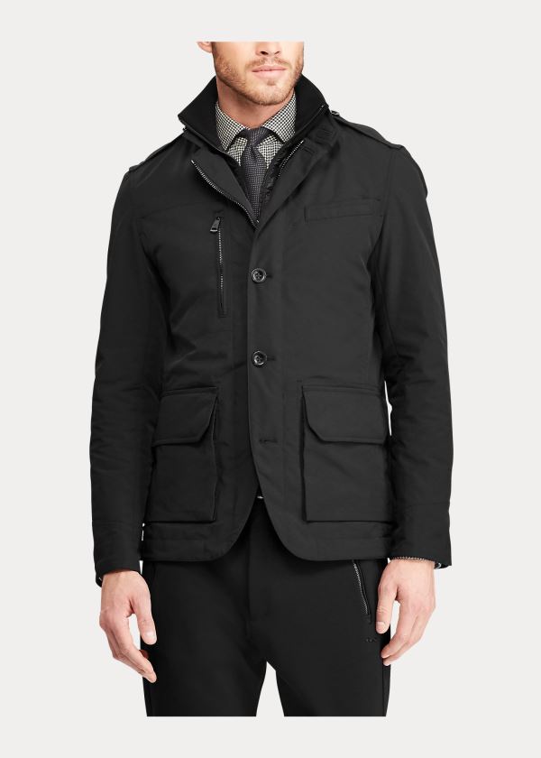 Ralph Lauren RLX Down-Panel Jacket Černé | r61nScsS