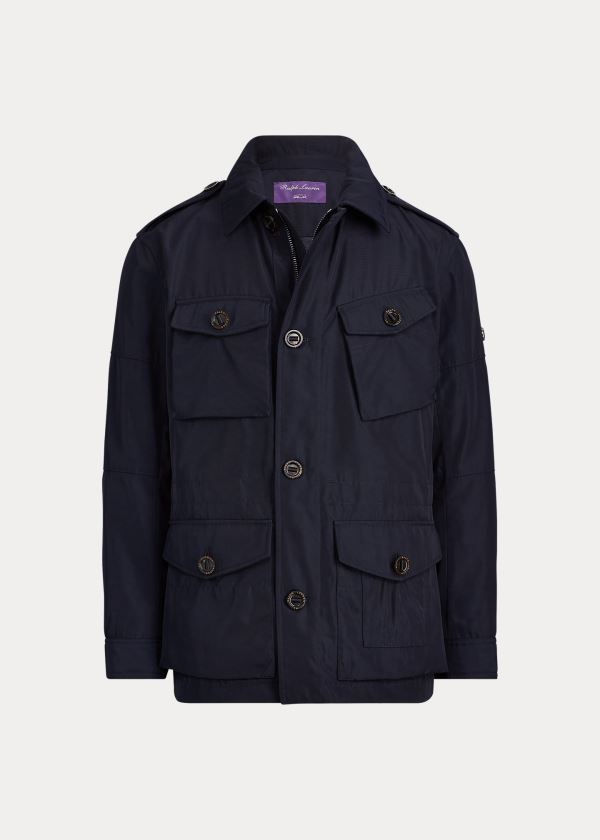 Ralph Lauren RLX Field Jacket Tmavě Blankyt | KWkr0X31