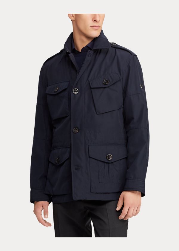 Ralph Lauren RLX Field Jacket Tmavě Blankyt | KWkr0X31