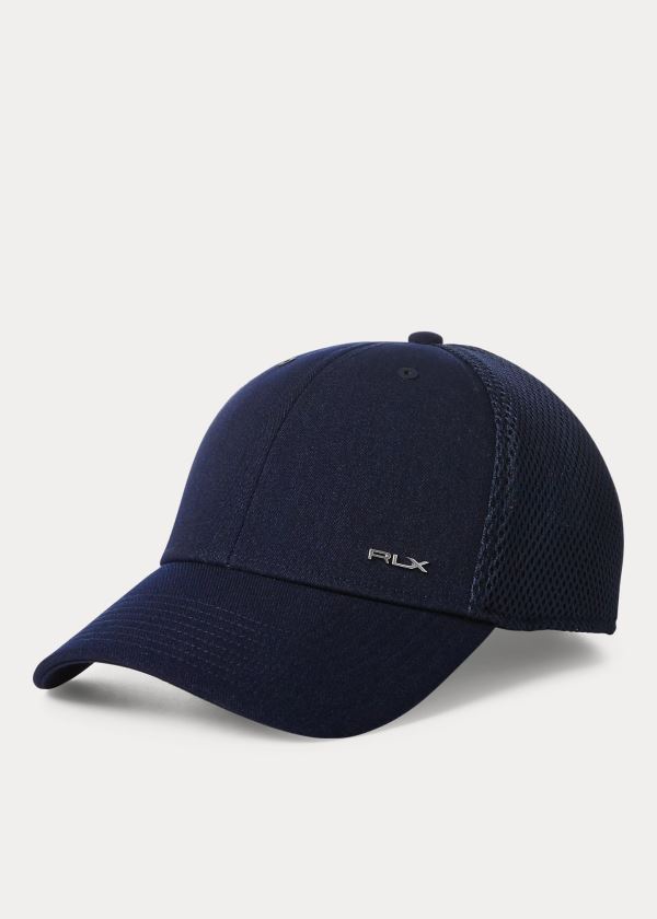 Ralph Lauren RLX Flex Fit Golfové Cap Tmavě Blankyt | WOM30lF0