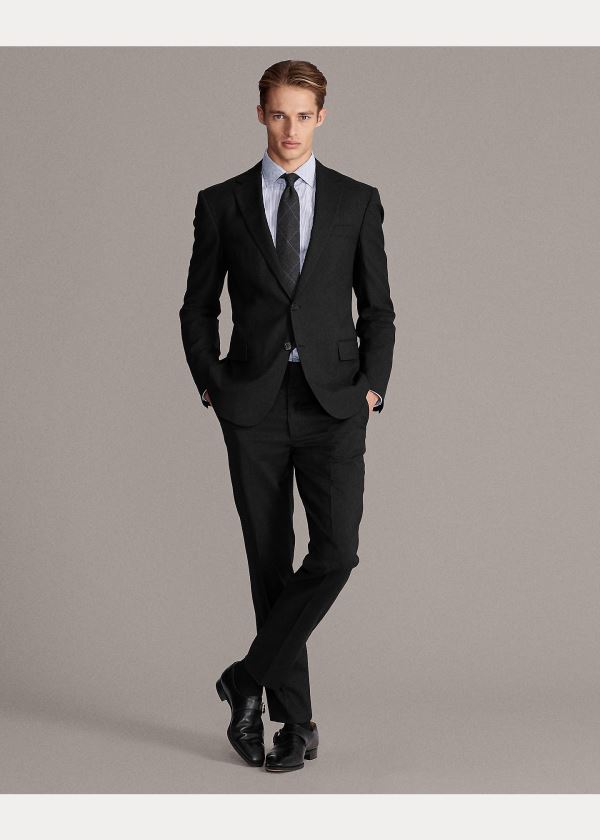 Ralph Lauren RLX Gregory Twill Sportovní Coat Černé | WpGaHZAS