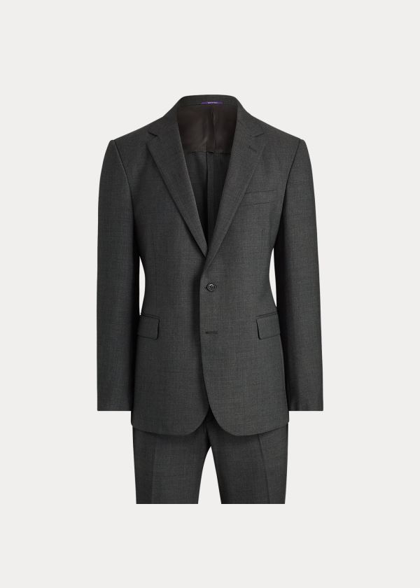 Ralph Lauren RLX Gregory Wool Twill Suit Tmavě Šedé | lRyD2KbF
