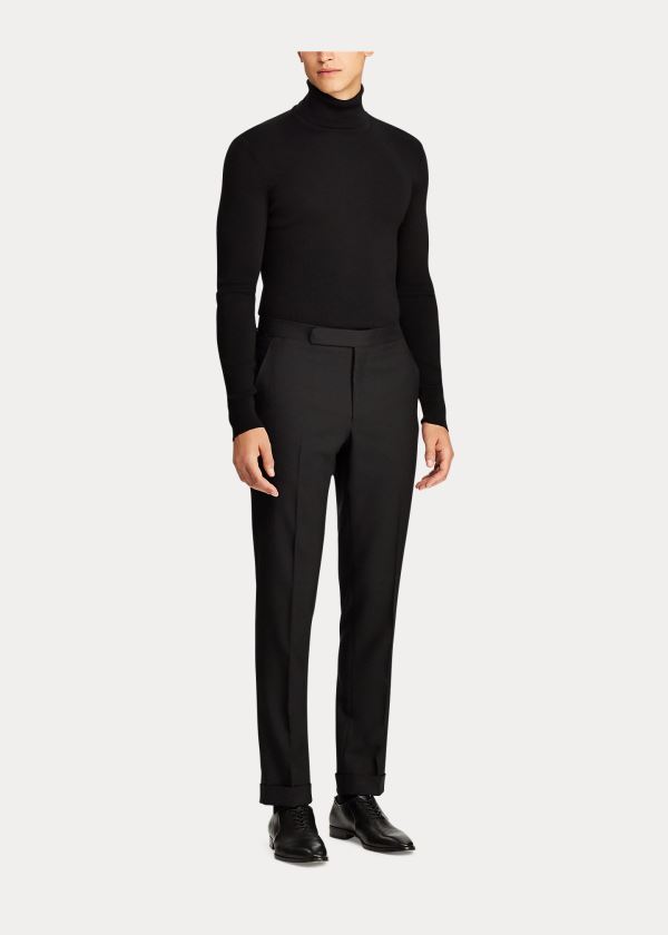 Ralph Lauren RLX Gregory Wool Twill Trouser Černé | 80kuV8Kt