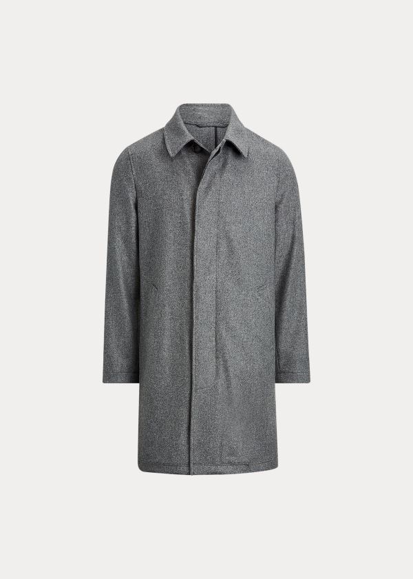 Ralph Lauren RLX Packable Balmacaan Tmavě Šedé | 7M8reOKy