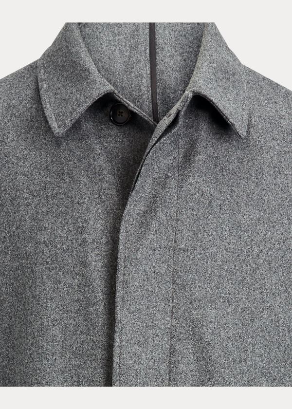 Ralph Lauren RLX Packable Balmacaan Tmavě Šedé | 7M8reOKy