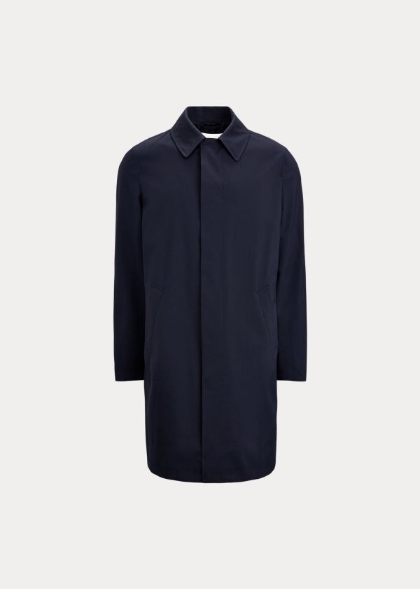 Ralph Lauren RLX Packable Balmacaan Tmavě Blankyt | Nco4tctk