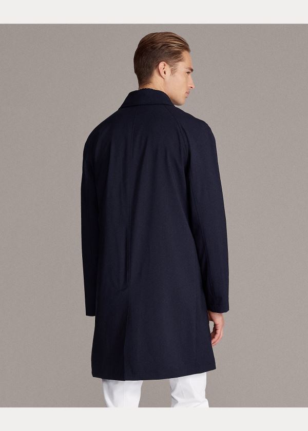 Ralph Lauren RLX Packable Balmacaan Tmavě Blankyt | Nco4tctk