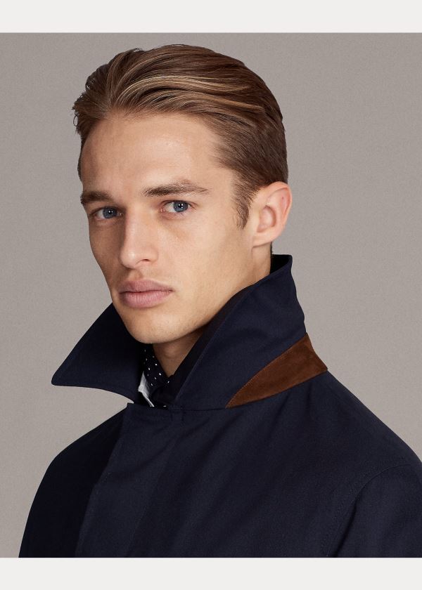 Ralph Lauren RLX Packable Balmacaan Tmavě Blankyt | Nco4tctk