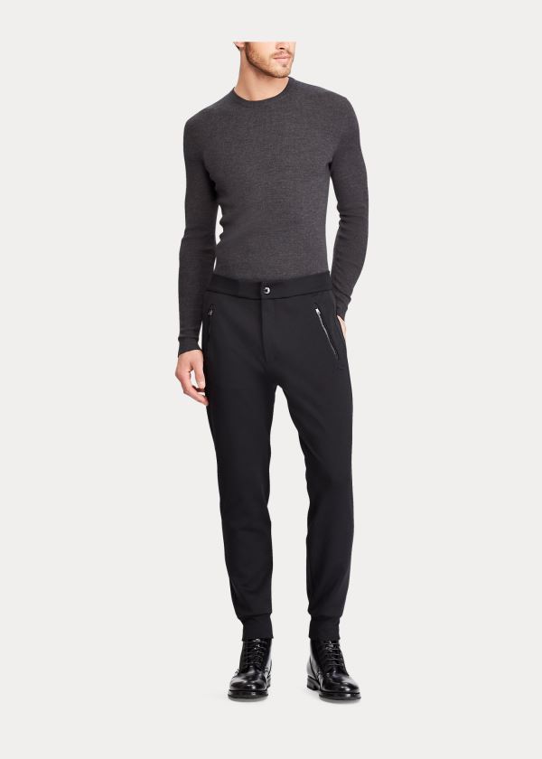 Ralph Lauren RLX Slim Ribbed Merino Svetrové Šedé | G8yIoCur