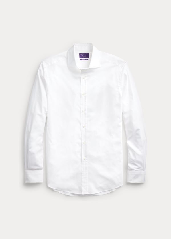 Ralph Lauren RLX Tailored Fit Stretch Shirt Bílé | 7OnhwSZm