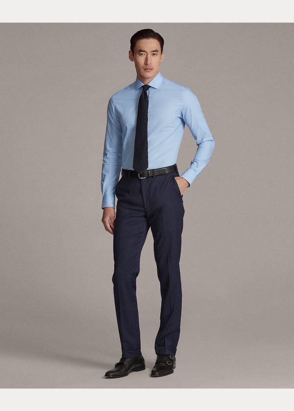 Ralph Lauren RLX Tailored Fit Stretch Shirt Světle Blankyt | E9lj5WXS