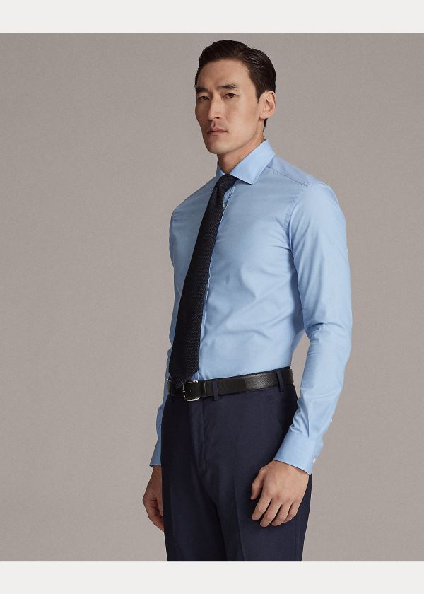 Ralph Lauren RLX Tailored Fit Stretch Shirt Světle Blankyt | E9lj5WXS