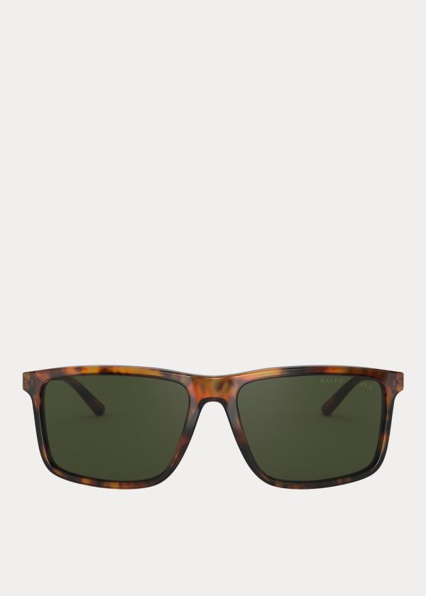 Ralph Lauren RL Hinge Sunglasses Zelene | zW7sUavj