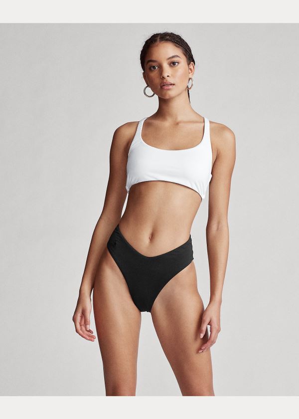 Ralph Lauren Racerback Monokini Černé | tcMVK4gu