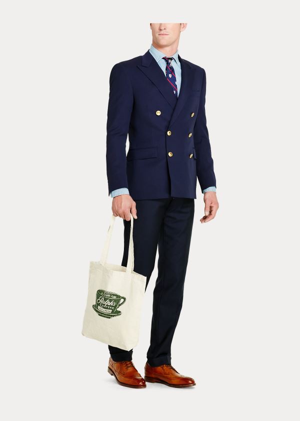 Ralph Lauren Ralph's Coffee Tote Bag Krém Zelene | 9pQyN15E