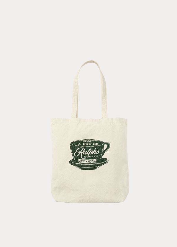 Ralph Lauren Ralph\'s Coffee Tote Bag Krém Zelene | 9pQyN15E