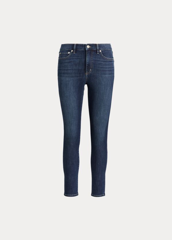 Ralph Lauren Regal Skinny Ankle Jean Indigo Blankyt Světle Modré | rweQJw3g