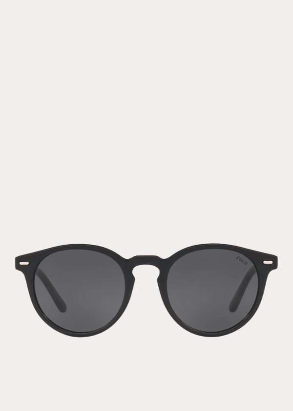 Ralph Lauren RegiMen\'stal-Stripe Sunglasses Černé | floXsALo