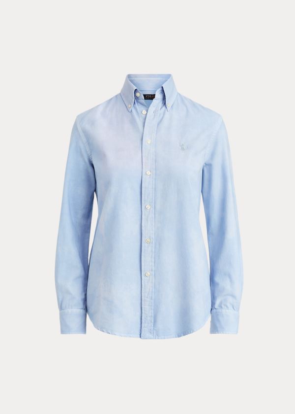 Ralph Lauren Relaxed Fit Bavlněné Shirt Blankyt | zWmacnqf