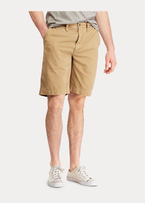 Ralph Lauren Relaxed Fit Chino Krátké Hnědé | UFlAXbzS