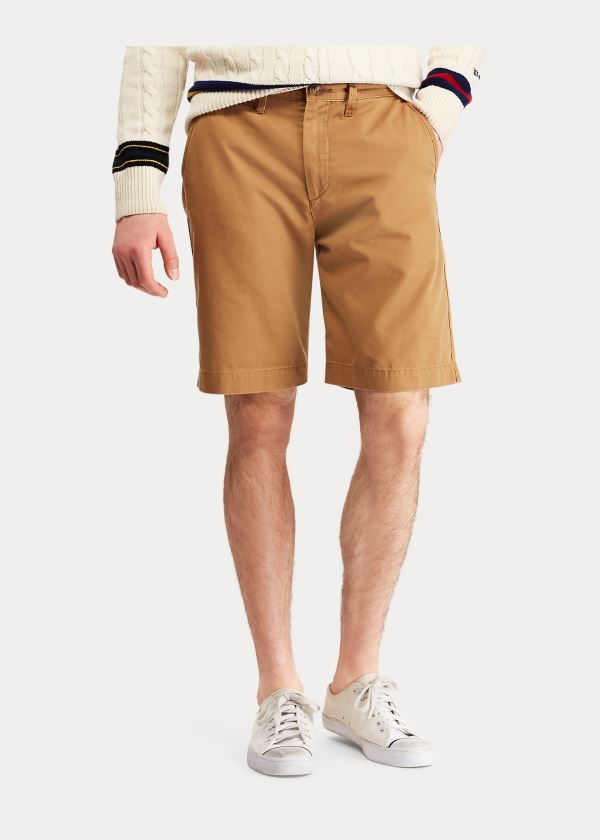 Ralph Lauren Relaxed Fit Chino Krátké Hnědožlutý | uRSQaVVT