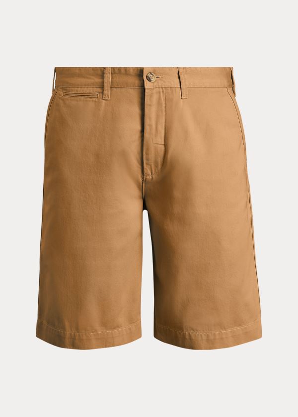 Ralph Lauren Relaxed Fit Chino Krátké Hnědožlutý | uRSQaVVT