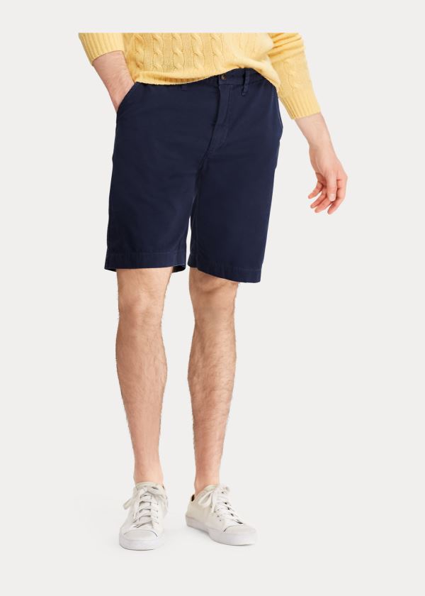 Ralph Lauren Relaxed Fit Chino Krátké Tmavě Blankyt | aCRNdR5l