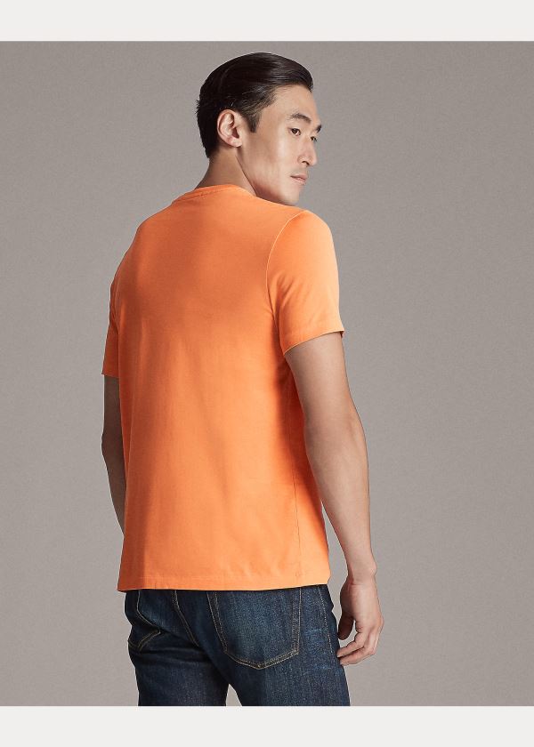 Ralph Lauren Relaxed Fit Pocket T-Shirt Oranžové | ko94jESi