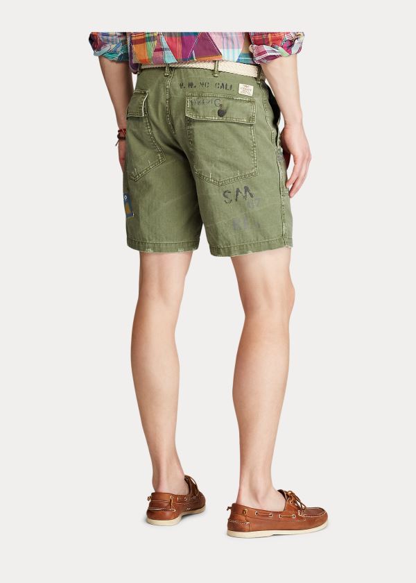Ralph Lauren Relaxed Fit Souvenir Krátké Olivy Zelené | Dy6tm8TK
