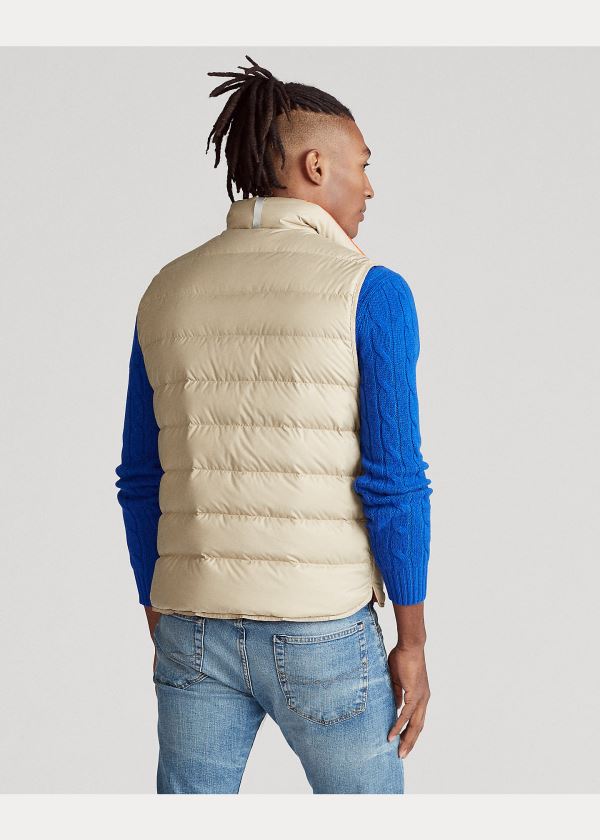 Ralph Lauren Reversible Down Vest Hnědožlutý Oranžové | 5eHA5nhS