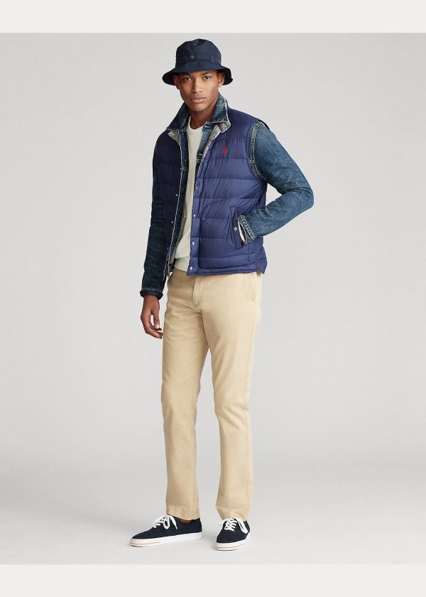 Ralph Lauren Reversible Down Vest Tmavě Blankyt Stříbrné | TLSazQyd